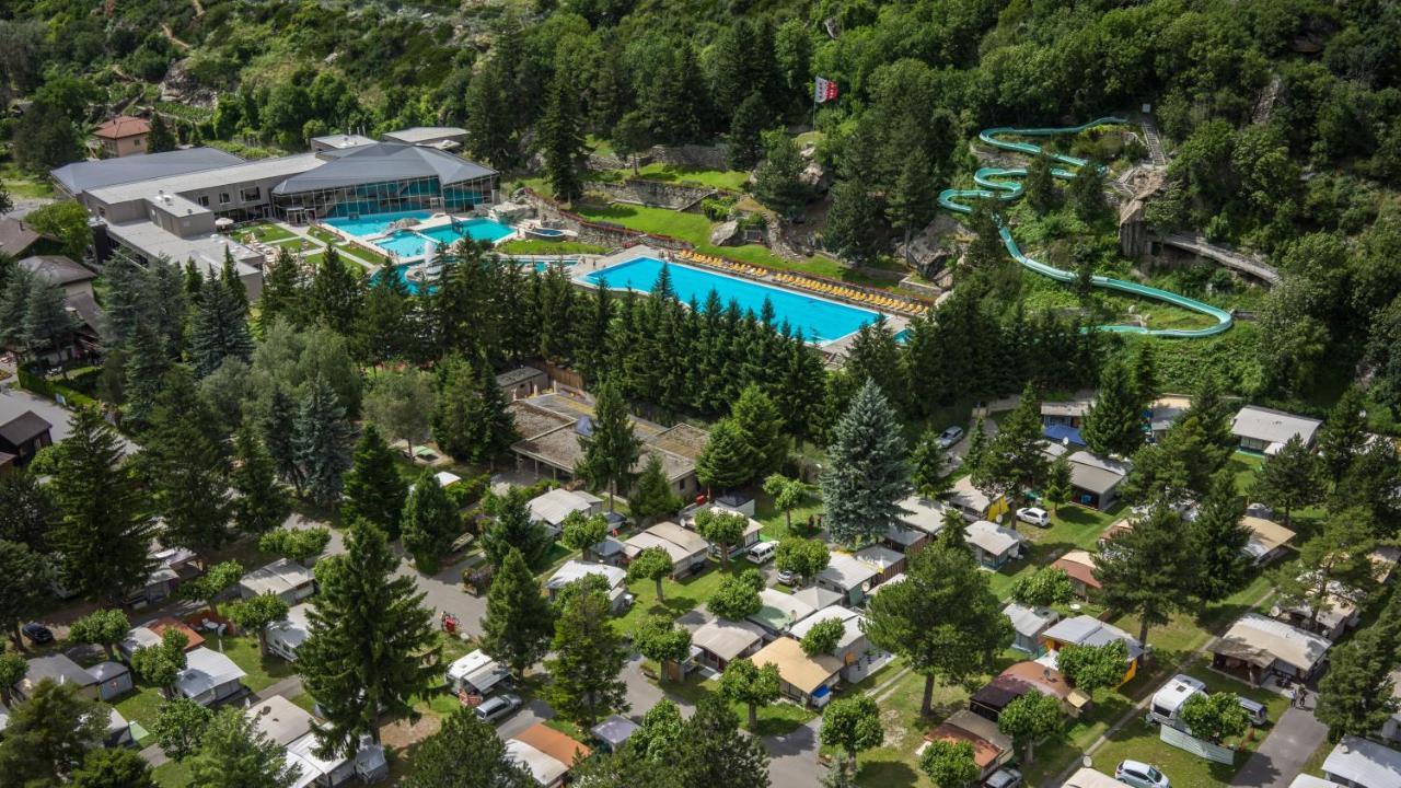 Camping/ Thermalbad Brigerbad mit Bed&Breakfast Exterior foto