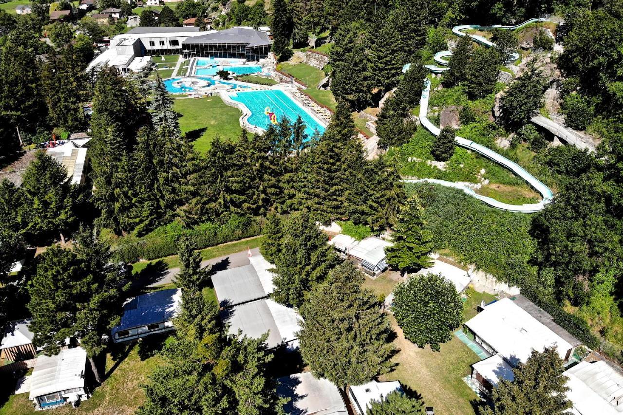 Camping/ Thermalbad Brigerbad mit Bed&Breakfast Exterior foto